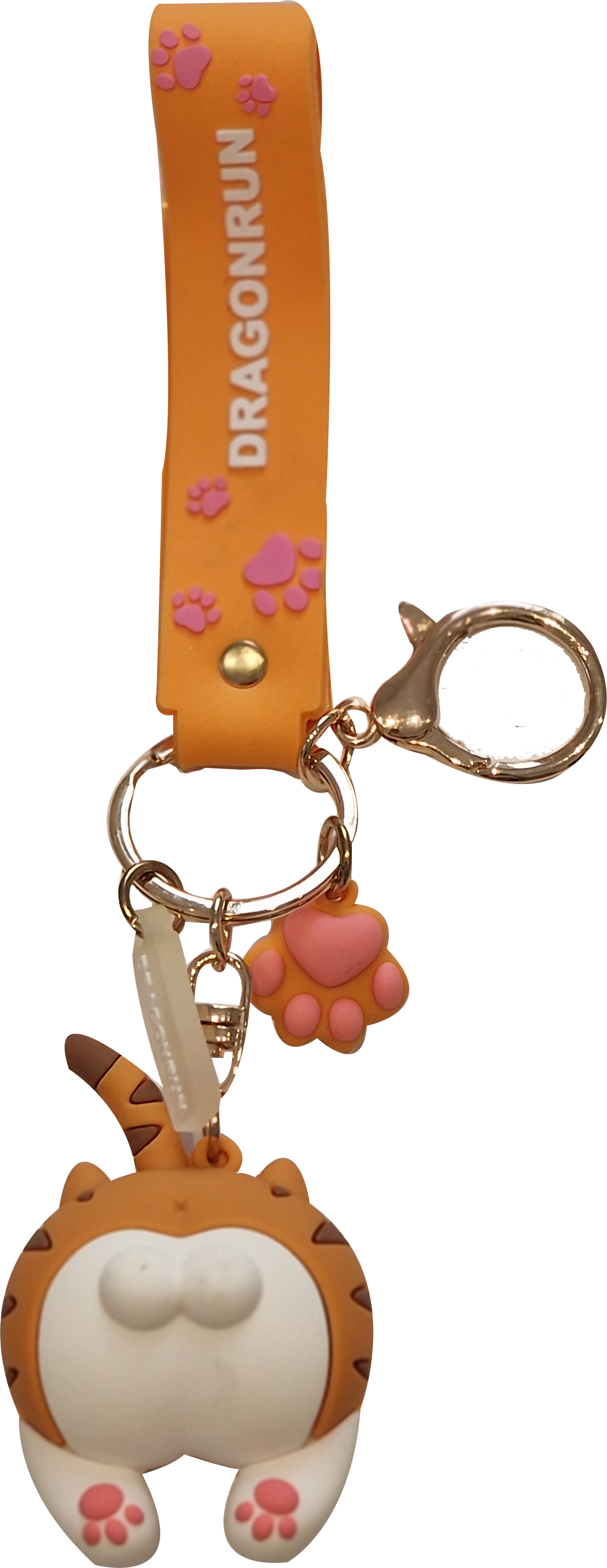 KITTY BUTT KEYCHAIN BROWN